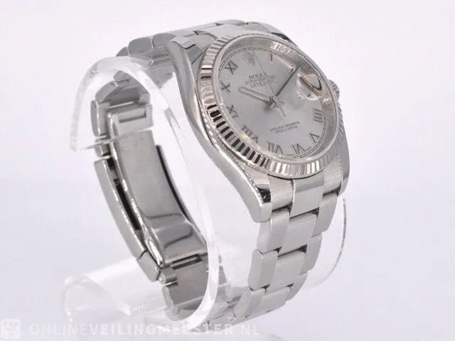 Rolex oyster perpetual datejust horloge - afbeelding 10 van  15