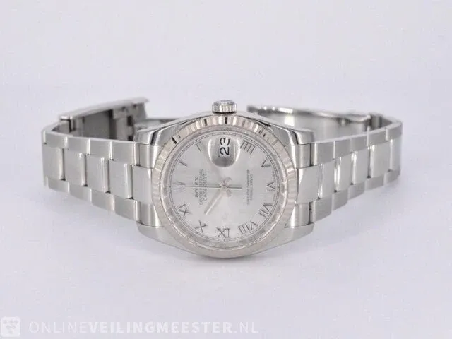 Rolex oyster perpetual datejust horloge - afbeelding 15 van  15