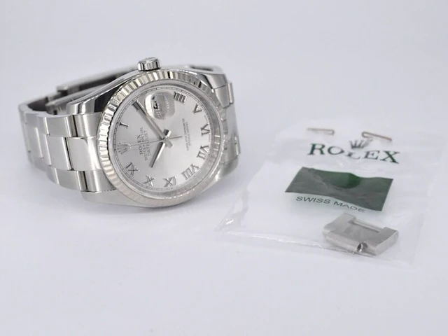 Rolex oyster perpetual datejust horloge - afbeelding 12 van  16