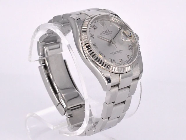 Rolex oyster perpetual datejust horloge - afbeelding 4 van  16