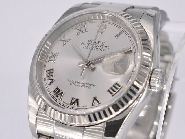 Rolex oyster perpetual datejust horloge - afbeelding 6 van  16