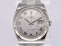 Rolex oyster perpetual datejust horloge - afbeelding 1 van  15