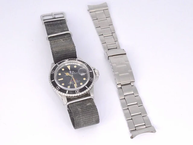 Rolex oyster perpetual submariner 'single red' - 1972 - afbeelding 12 van  12