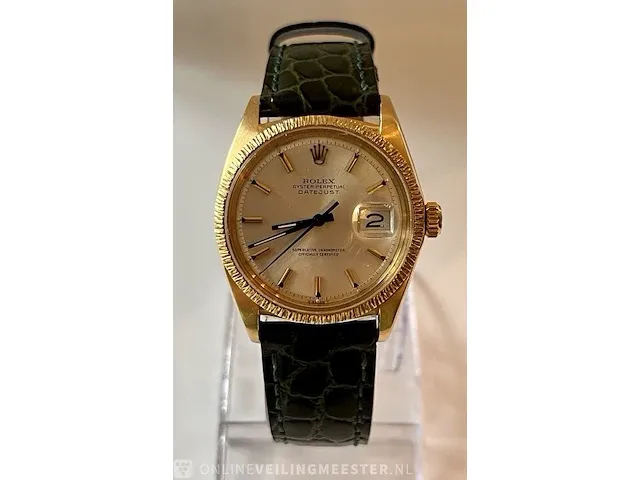 Rolex polshorloge rolex , dayjust bark bezel, bouwjaar 1970 - afbeelding 1 van  6