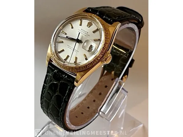 Rolex polshorloge rolex , dayjust bark bezel, bouwjaar 1970 - afbeelding 2 van  6