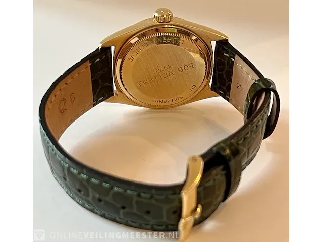 Rolex polshorloge rolex , dayjust bark bezel, bouwjaar 1970 - afbeelding 5 van  6