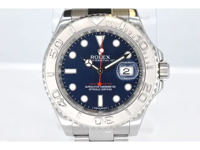 Rolex yacht-master 116622 platinum dial - afbeelding 1 van  8