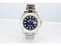 Rolex yacht-master 116622 platinum dial - afbeelding 3 van  8