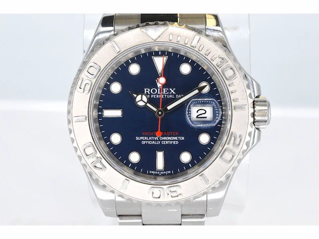 Rolex yacht-master 116622 platinum dial - afbeelding 1 van  9