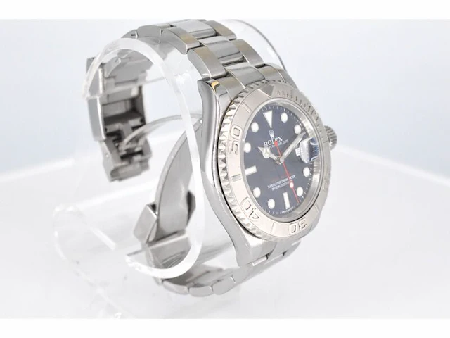 Rolex yacht-master 116622 platinum dial - afbeelding 5 van  9