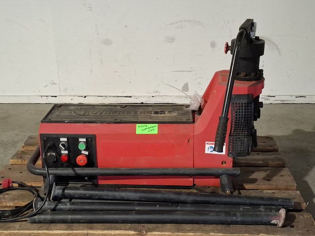 Rolgroefapparaat 2-12" 230v op onderstel rothenberger, ro groover 2-12" hydraulic, bouwjaar 2019 - afbeelding 1 van  10