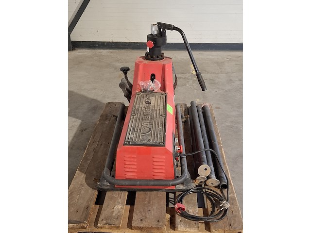 Rolgroefapparaat 2-12" 230v op onderstel rothenberger, ro groover 2-12" hydraulic, bouwjaar 2019 - afbeelding 3 van  10