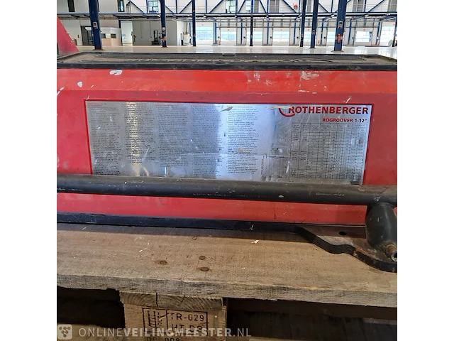 Rolgroefapparaat rothenberger, ro groover 2-12" hydraulic, bouwjaar 2019 - afbeelding 3 van  15