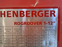 Rolgroefapparaat rothenberger, ro groover 2-12" hydraulic, bouwjaar 2019 - afbeelding 4 van  15