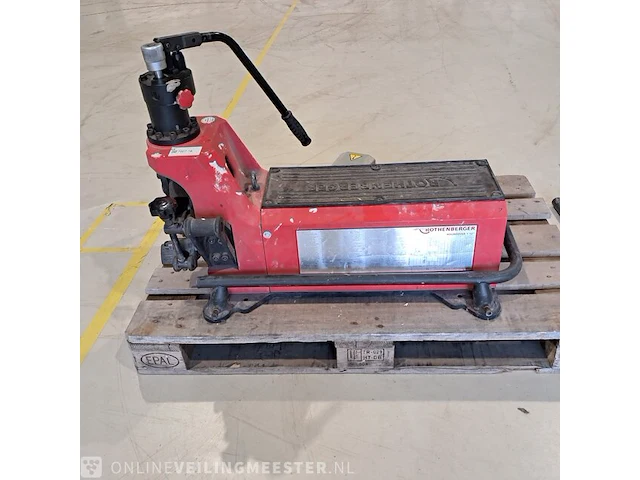 Rolgroefapparaat rothenberger, ro groover 2-12" hydraulic, bouwjaar 2019 - afbeelding 8 van  15