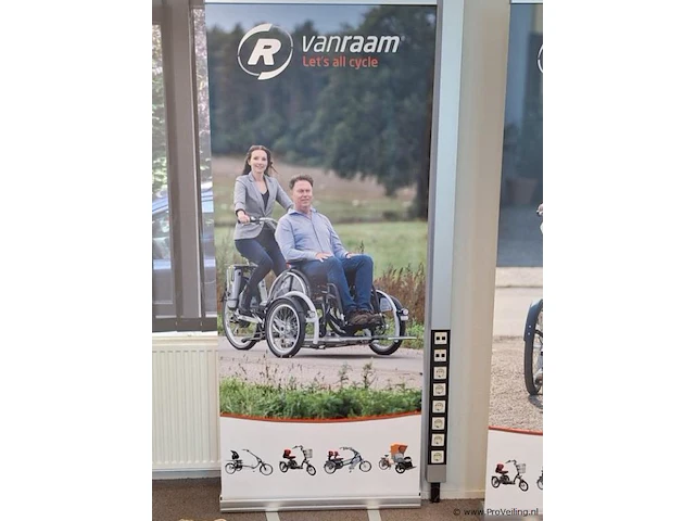 Roll-up banner met opdruk "vanraam" - afbeelding 1 van  2