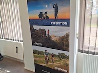Roll-up banner met opdruk "vsf fahrradmanufraktur" - 86x210cm - afbeelding 2 van  2