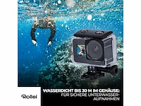 Rollei actioncam d6pro 5k-video, 2,2 ips-touchscreen, waterdichte behuizing tot 30 m, 6-assige beeldstabilisatie - afbeelding 4 van  5