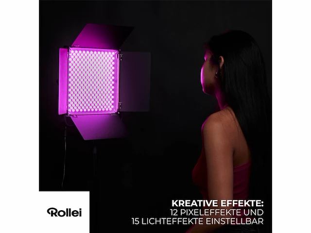 Rollei vibe panel 900 rgb pixel pro lichtpaneel - afbeelding 4 van  4