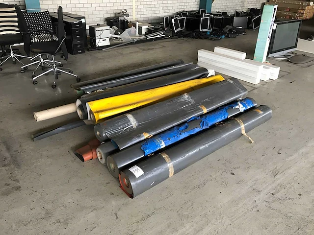 Rollen plastic dakzeil (13x) - afbeelding 2 van  4