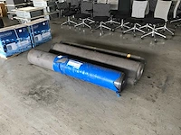 Rollen plastic dakzeil met stof (3x) - afbeelding 1 van  3