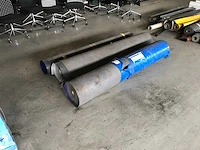Rollen plastic dakzeil met stof (3x) - afbeelding 2 van  3