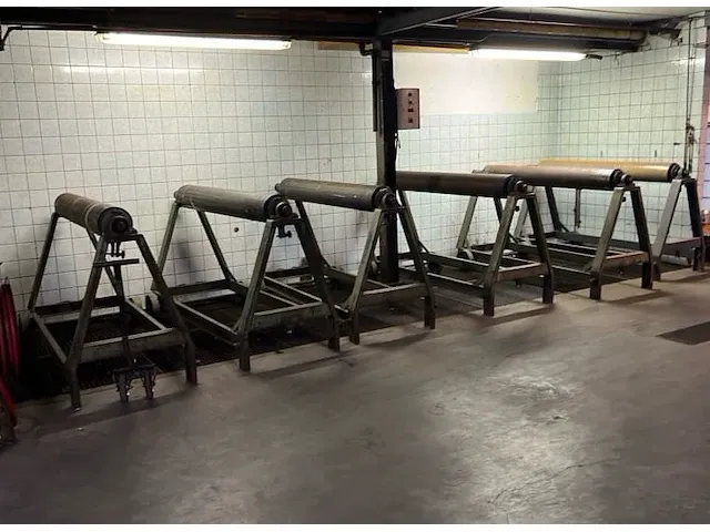 Rollen transportwagens (6x) - afbeelding 1 van  5