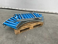 Rollenbaan bocht + recht stuk (3x) - afbeelding 1 van  6