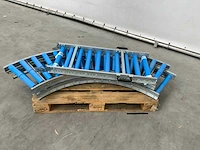 Rollenbaan bocht + recht stuk (3x) - afbeelding 2 van  6