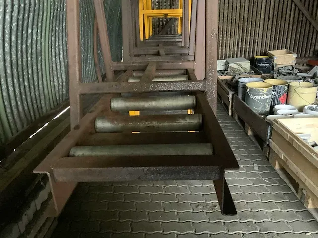 Rollenbaan met 6 bokken - afbeelding 3 van  6