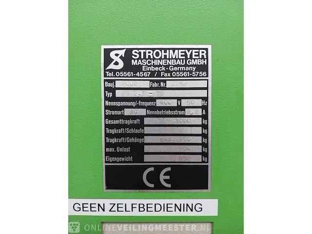 Rollenpaternosterkast strohmeyer, pb 2,3-76, bouwjaar 2002 - afbeelding 3 van  11