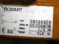 Rollensnijder robart graphics type rg-1650-(e) vario. maximale snijbreedte 165 cm. - afbeelding 9 van  9