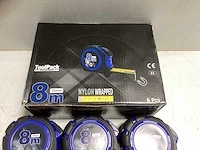 Rolmaat 8 meter professioneel (6x) - afbeelding 3 van  3