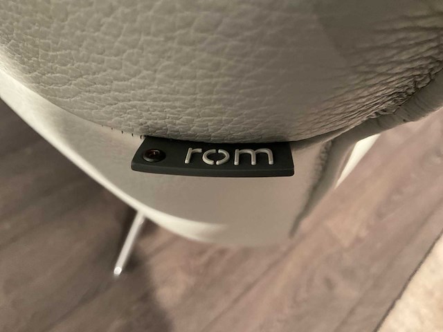 Rom lederen draaifauteuil - afbeelding 3 van  12