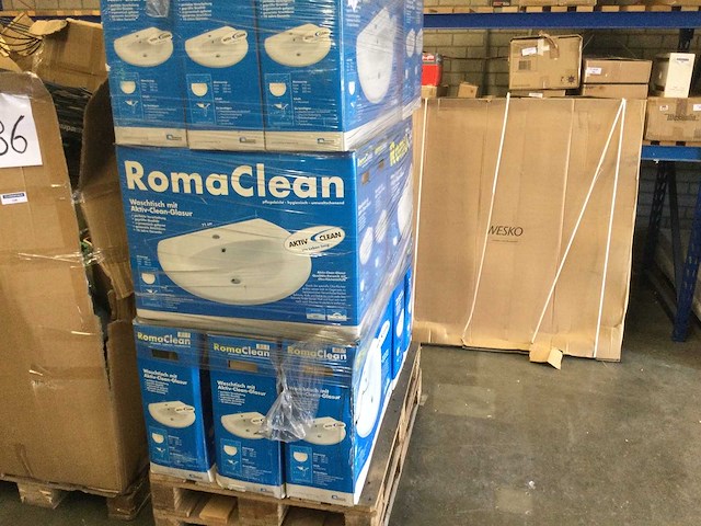 Roma clean - wastafels met aktiv clean glasur. (15x) - afbeelding 2 van  3