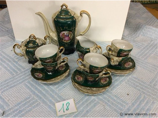 Romantisch koffieset - afbeelding 1 van  3