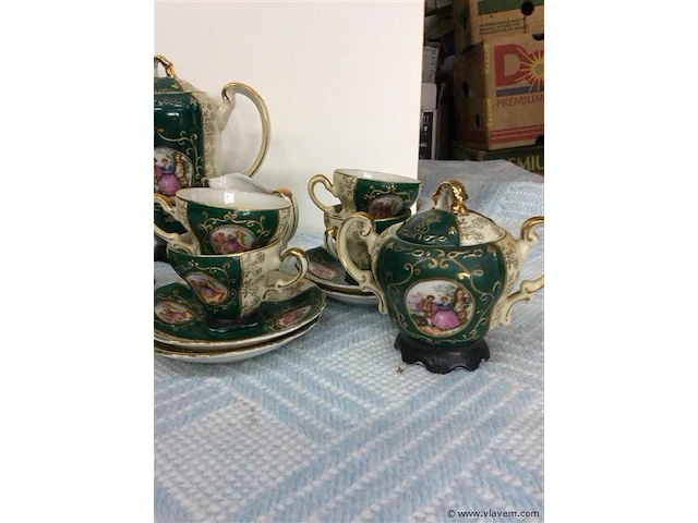 Romantisch koffieset - afbeelding 3 van  3