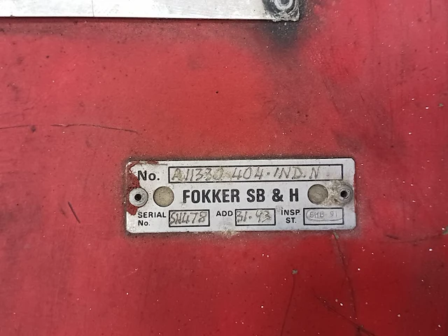 Rompdeur fokker, f100 rh mlg door - afbeelding 6 van  6