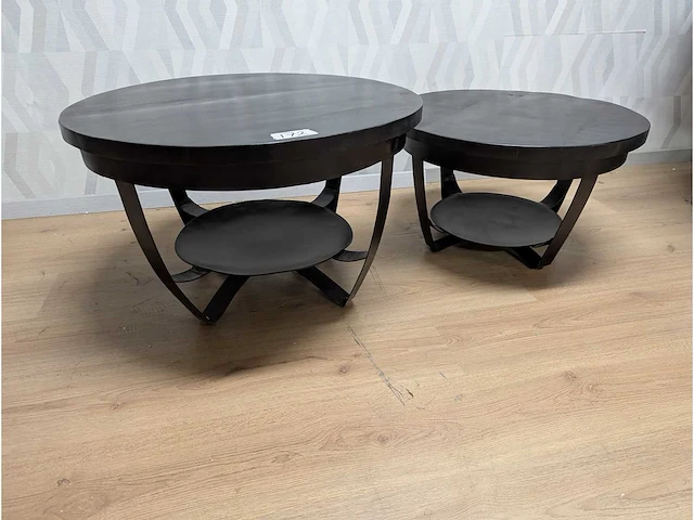 Rond - salontafel set van 2 stuks - afbeelding 1 van  2