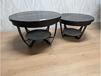 Rond - salontafel set van 2 stuks - afbeelding 1 van  2