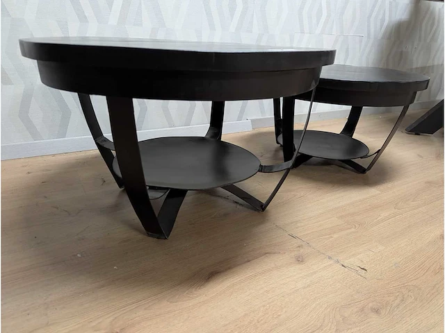 Rond - salontafel set van 2 stuks - afbeelding 2 van  2
