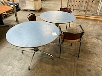 Rond kantinetafel (2x) - afbeelding 1 van  4