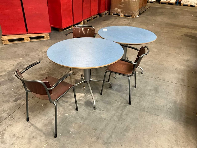 Rond kantinetafel (2x) - afbeelding 4 van  4
