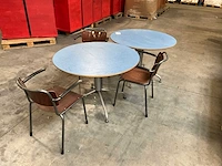 Rond kantinetafel (2x) - afbeelding 4 van  4