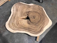 Rond suar boomstamtafel blad - afbeelding 2 van  2