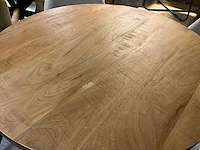 Ronde ø 100 cm eetkamertafel - afbeelding 2 van  9