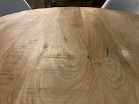 Ronde ø 100 cm eetkamertafel - afbeelding 3 van  9