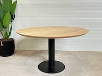 Ronde eetkamertafel 130 cm - afbeelding 1 van  4