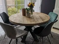 Ronde eettafel met matrix onderstel - ᴓ 120cm - afbeelding 1 van  1