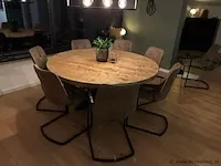 Ronde eettafel met matrix onderstel - ᴓ 150cm - afbeelding 1 van  2
